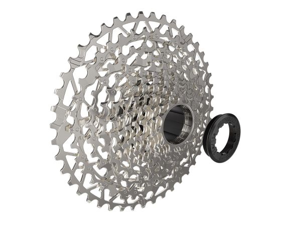 Piñon SRAM 12v Ruta PG-1231 11-44d Splined 11 Nickel Chrome (XPLR)