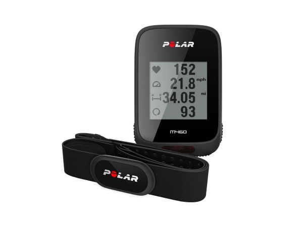 Ciclocomputador Polar M460 + Banda Frecuencia Cardiaca H10 Black