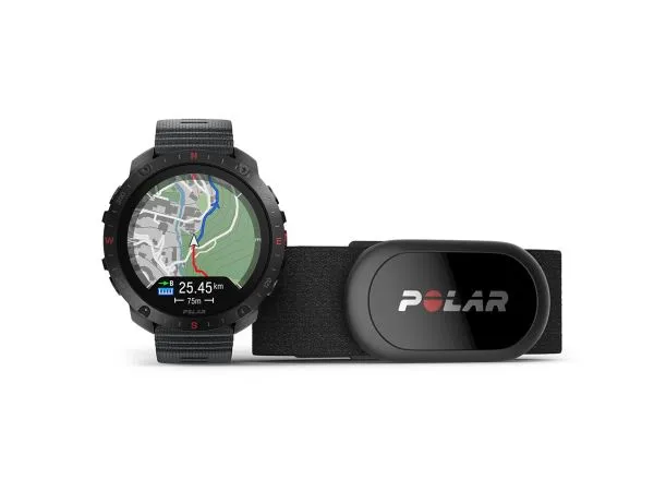 Reloj Polar Grit X2 Pro GPS Night Black + Banda Cardiaca H10