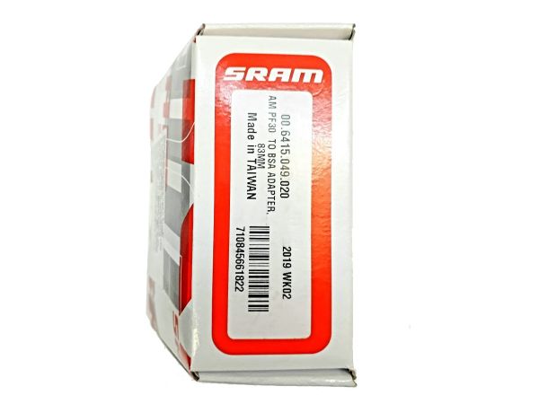Caja Pedalera SRAM - Adaptador Pressfit 30 a BSA (rosca inglesa) 83mm
